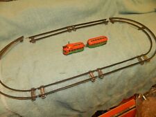 Carrinho e reboque interurbano vintage, pequeno conjunto de enrolamento de lito de estanho W. Alemanha   comprar usado  Enviando para Brazil