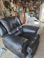Black leather electric for sale  DORKING