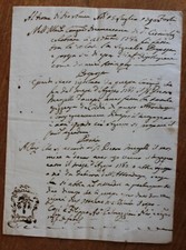 1790 forli atto usato  Bagnacavallo
