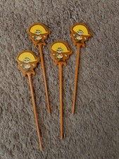 Usado, 4 palitos Senor Pico Swizzle agitador de bebidas restaurante Japão 1966 bar comprar usado  Enviando para Brazil