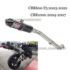 Para Honda CBR600RR CBR1000RR motocicleta link médio tubo deslizante ponta de silenciador de carbono comprar usado  Enviando para Brazil
