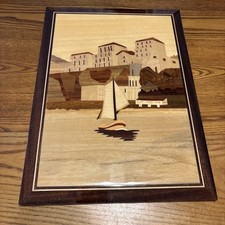 Italian wood inlay for sale  Victor
