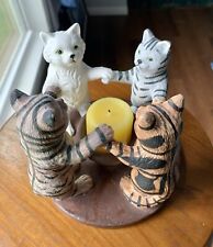 Cats ceramic candle for sale  Metter