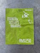 Panfleto original do fabricante Suzuki RMX250 RMX 250 manual de serviço do proprietário de fábrica, usado comprar usado Panfleto original do fabricante Suzuki RMX250 RMX 250 manual de serviço do proprietário de fábrica, usado comprar usado  Enviando para Brazil