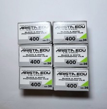 Filme fotográfico ultra preto e branco 6 rolos Arista.EDU DX 400 135-36 expirado, usado comprar usado  Enviando para Brazil