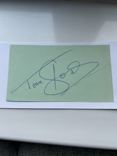 Signed tom jones for sale  LEICESTER
