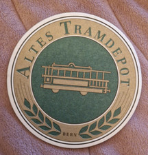 ALTES TRAMDEPOT Swiss Microbrewery beermat beercoaster comprar usado  Enviando para Brazil