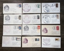 (19) CAPAS DA GUARDA COSTEIRA DOS ESTADOS UNIDOS CARIMBADAS USCG NA DÉCADA DE 1960 comprar usado  Enviando para Brazil
