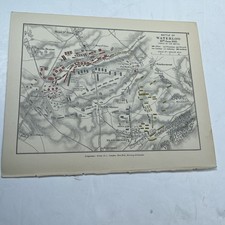 1914 map battle for sale  LEICESTER