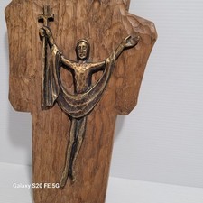 Crucifix bronze andré d'occasion  Bourg-Saint-Andéol