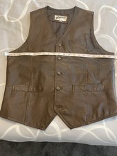Patino leather waistcoat for sale  RAMSGATE