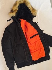Herrenjacke black kapuze gebraucht kaufen  Marne