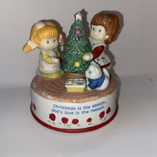 Caixa de música giratória vintage Special Blessings 1994 TCFC Natal é a temporada comprar usado  Enviando para Brazil