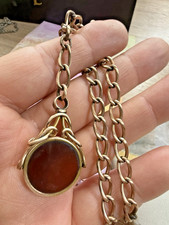 rolled gold watch chain for sale  KINGSTON UPON THAMES