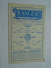 Rangers morton 1950 for sale  KILWINNING