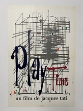 Playtime affiche originale d'occasion  Avesnes-sur-Helpe