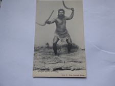 Aboriginal throwing boomerang d'occasion  Expédié en Belgium