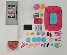 Usado, 2015 Barbie 360 Dreamhouse geladeira pratos acessórios peças de reposição comprar usado  Enviando para Brazil