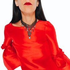Collier ethnique satellite d'occasion  Bordeaux-