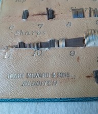 Vintage needle case for sale  REDDITCH