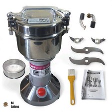 Moinho de grãos de alta velocidade 2000W - Aço inoxidável 550 g moedor para farinha, usado comprar usado  Enviando para Brazil