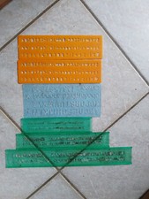 Konvolut schriftschablonen 3mm gebraucht kaufen  Buseck
