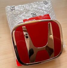 Emblema traseiro dianteiro 1xJ01 Honda Civic 2DR 4DR Sedan Accord CRV JDM VERMELHO H tipo R comprar usado  Enviando para Brazil