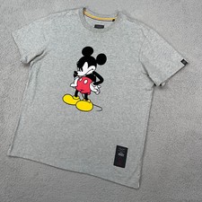Camisa masculina Rag & Bone Disney grande cinza determinada Mickey Mouse Disneylândia, usado comprar usado  Enviando para Brazil
