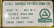 texas oil company signs for sale  Pasadena