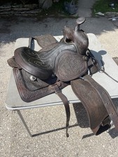 Vintage tooled leather for sale  Cooks