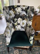 Wing back throne for sale  MARKET DRAYTON