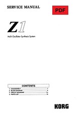 Korg service manual usato  Italia