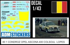 Decal rally condroz usato  Catania