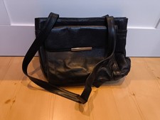 Schwarze handtasche schulterta gebraucht kaufen  Hückelhoven