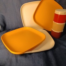 Lot assiettes tupperware d'occasion  Saint-Amans-Soult