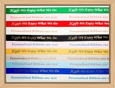 Personalised satin ribbon for sale  SPALDING