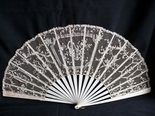 Eventail dentelle alençon d'occasion  Paris XII