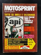 Motosprint 1972 prova usato  Osimo