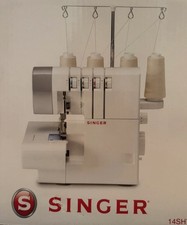 Singer 14SH754 Overlocker Serger Maszyna do szycia ze szpulami gwintów + broszura na sprzedaż  Wysyłka do Poland