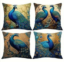 Pcs peacock cushion for sale  LANCASTER