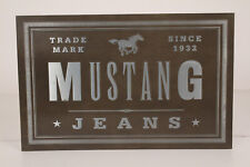 Mustang jeans werbeschild gebraucht kaufen  Untersiemau