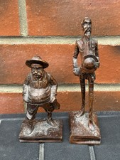 Antique treen figures for sale  LEEDS