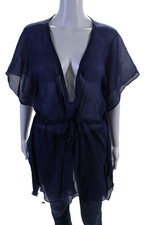 Blusa Rachel Rachel Roy Feminina Decote V Cordão Amarrado Sem Mangas Azul Tamanho G comprar usado  Enviando para Brazil