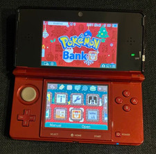 Console Nintendo 3DS vermelho chama Pokemon Bank Transporter comprar usado  Enviando para Brazil