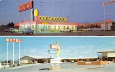 Cartão postal Santa Rosa Novo México Motel Shawford Texaco Route 66 AA101778, usado comprar usado  Enviando para Brazil
