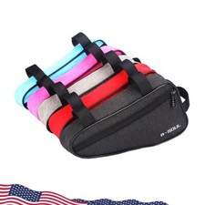 Bolsa de bicicleta triângulo quadro frontal resistente ao desgaste tubo superior bolsa de selim pacote comprar usado  Enviando para Brazil