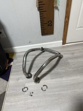 1960s 70’s Ducati Mark 3/Scrambler tubos de escape cabeçalho OEM completo comprar usado  Enviando para Brazil