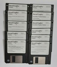 Harvard Graphics Windows 1.02 3.5" dyskietki 1992, używany na sprzedaż  PL