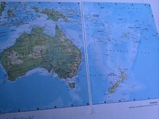 2007 map australia for sale  LEICESTER