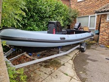 Rib boat 5.7m for sale  BASILDON